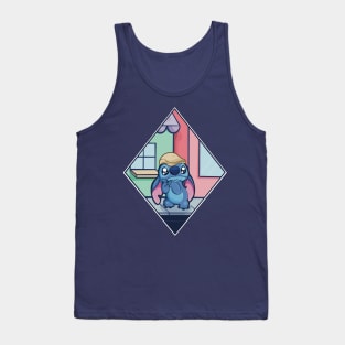 Hipster Stitch T-Shirt Tank Top